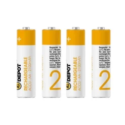 Discount Lot de 4 Piles rechargeables ELECTRO DÉPÔT AA - LR06 2100MAH Pile - Chargeur