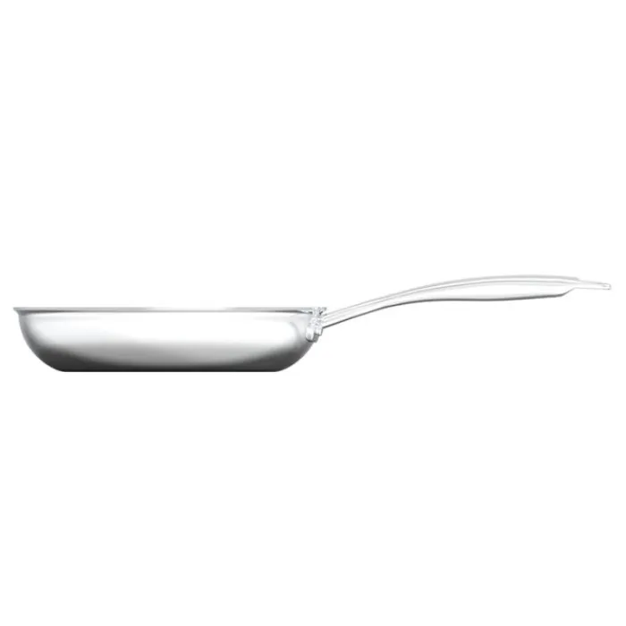 Hot Lot de 2 poêles inox 18/10 triply 24 28cm Poêle