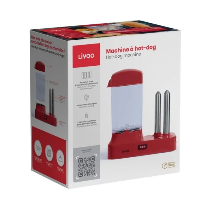 Outlet Machine à Hot dog - DOC238RC Cuisson Festive