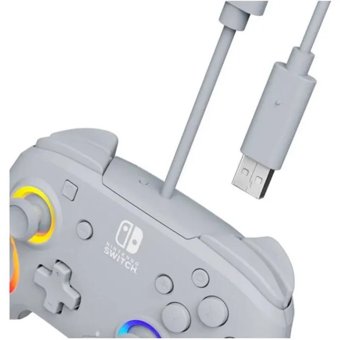 Online Manette filaire Switch AFTERGLOW WAVE Grise Manette, Casque, Protection Console
