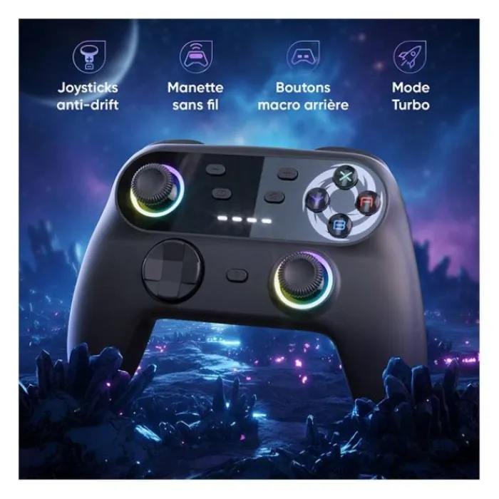 Clearance Manette Switch Walli sans fil Noire Manette, Casque, Protection Console