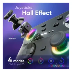 Clearance Manette Switch Walli sans fil Noire Manette, Casque, Protection Console