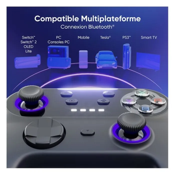 Clearance Manette Switch Walli sans fil Noire Manette, Casque, Protection Console