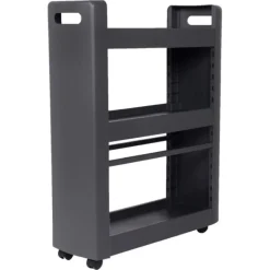 Sale Meuble à roulettes 3 niveaux anthracite Mobilier, Décoration