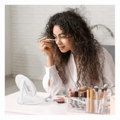 Online Miroir LED 2 positions Soin Visage Et Corps