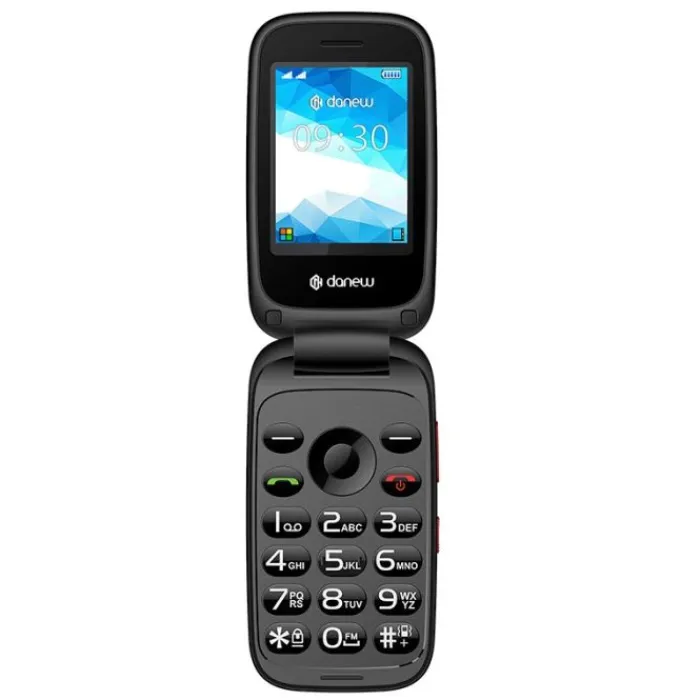 Clearance Mobile K43 4G à clapet Rouge Téléphone Mobile
