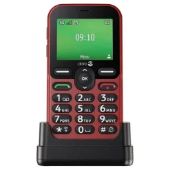 New Mobile Leva E10s 4G Rouge Sénior Téléphone Mobile