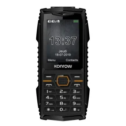 Clearance Mobile résistant eau et poussières STONE PLUS 2,4" Noir Téléphone Mobile