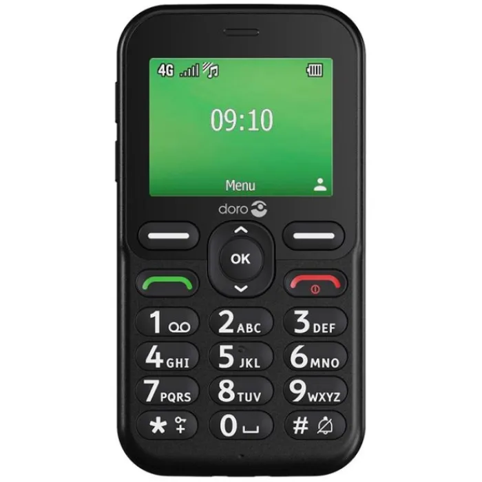 Mobile Sénior Leva E10s 4G Noir Téléphone Mobile