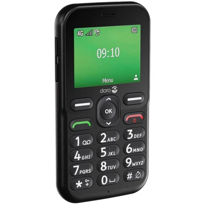 Mobile Sénior Leva E10s 4G Noir Téléphone Mobile