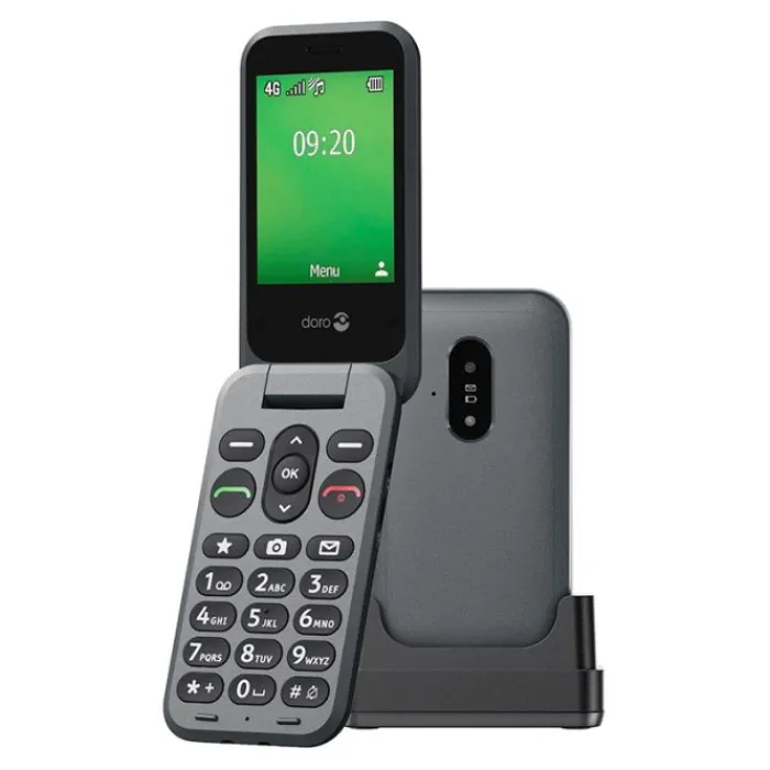 New Mobile Sénior Leva 22s 4G Noir Téléphone Mobile
