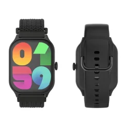 Discount Montre connectée Rainbow Mesh Noir - 2 Bracelets Montre Connectée