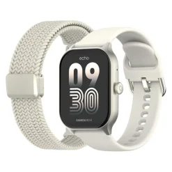 Best Montre connectée Rainbow Mesh Blanche - 2 Bracelets Montre Connectée