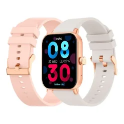 Discount Montre connectée Rainbow Lite Rose + bracelet Gris Montre Connectée