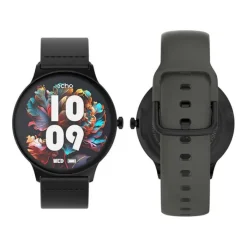 Sale Montre connectée Rainbow Sunset noir - 2 bracelets Montre Connectée