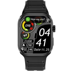 New Montre connectée LD80 Plus Noire Montre Connectée