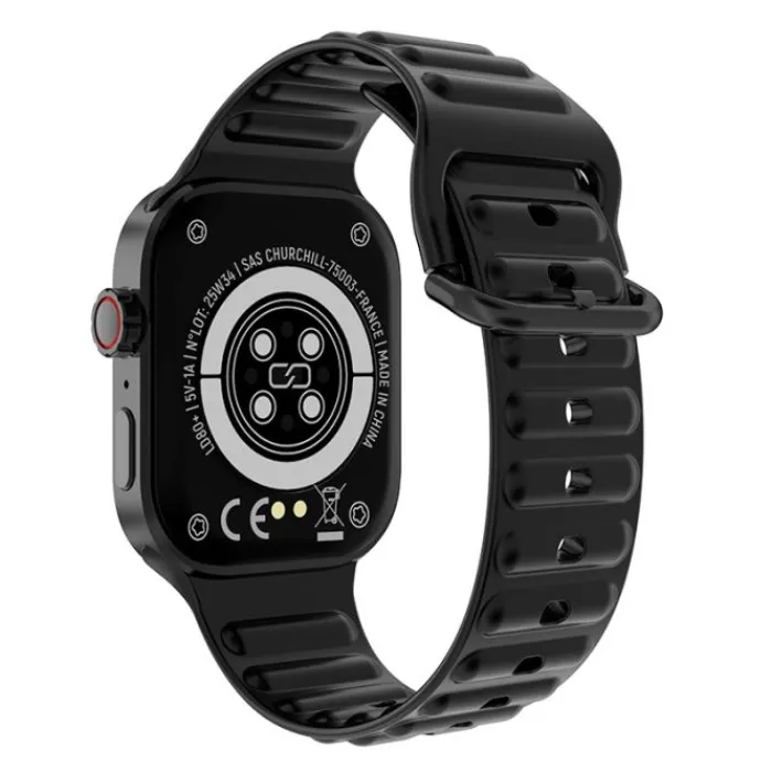 New Montre connectée LD80 Plus Noire Montre Connectée