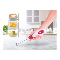 Clearance Mousseur BEEPER à lait avec fouet acier Cafetière Italienne