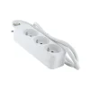 New Multiprise 3 prises Blanche - Cable 1m Prise, Multiprise, Rallonge
