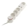 Best Multiprise 4 prises + 2 USB-A avec interrupteur Blanche - Cable 1.5m Prise, Multiprise, Rallonge