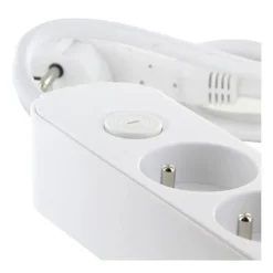 Sale Multriprise 5 prises + 2 USB Blanche - Cable 1.5m Prise, Multiprise, Rallonge