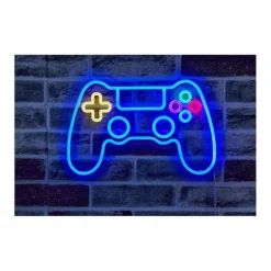 Clearance Néon mural LED manette multicolore 40cm Eclairage