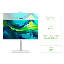 Best Ordinateur tout-en-un 27" C27A-GRPL - i5/16Go/512Go Ordinateur Bureau Tout En Un
