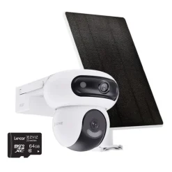 Online Pack caméra de sécurité HB90 4MP 2K+ avec panneau solaire et carte MSD 64Go Caméra De Surveillance