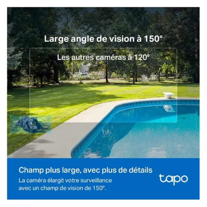 Clearance Pack caméra de surveillance TC82 KIT 3MP 2K + panneau solaire Caméra De Surveillance