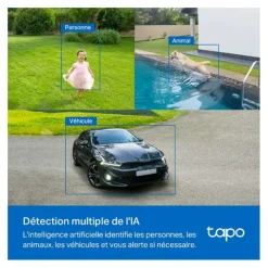 Clearance Pack caméra de surveillance TC82 KIT 3MP 2K + panneau solaire Caméra De Surveillance