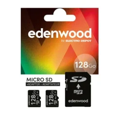 Outlet Pack de 2 MicroSD 128Go Carte Mémoire Micro-Sd