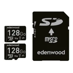 Outlet Pack de 2 MicroSD 128Go Carte Mémoire Micro-Sd