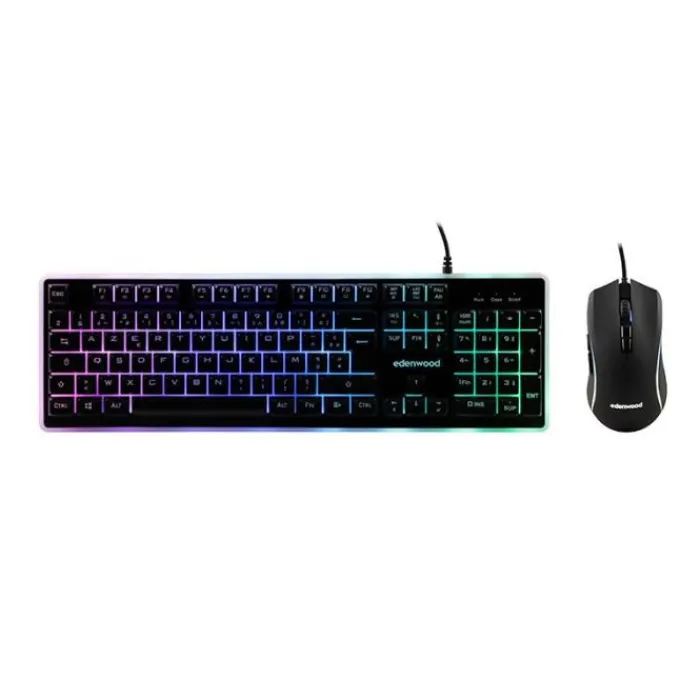 Hot Pack Gaming 2en1 : Clavier Rétroéclairé + Souris Haute Précision Clavier Gaming