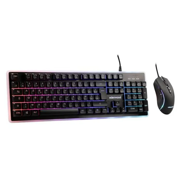 Hot Pack Gaming 2en1 : Clavier Rétroéclairé + Souris Haute Précision Clavier Gaming