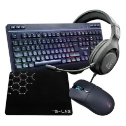Outlet Pack gaming COMBO ELECTRON 4en1 clavier et souris sans fil Clavier Gaming