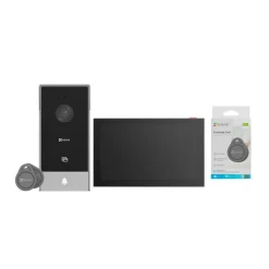 Pack Visiophone connecté FHD HP5 avec écran tactile + 4 badges Sonnette Et Visiophone