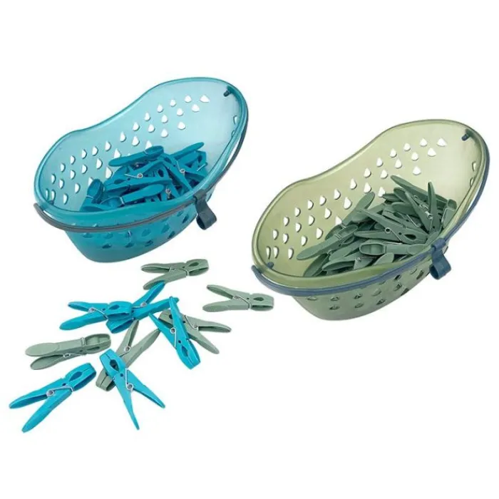 Clearance Panier à suspendre + 24 pinces à linge Séchoir, Corbeille À Linge