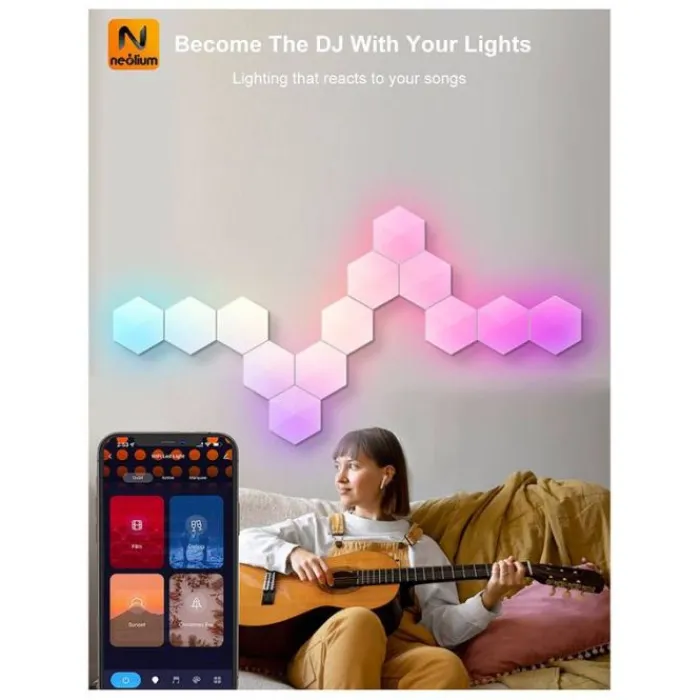 Panneau LED x 8 Eclairage