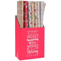 Discount Papier cadeau imprimé - rouleau 7M Mobilier, Décoration
