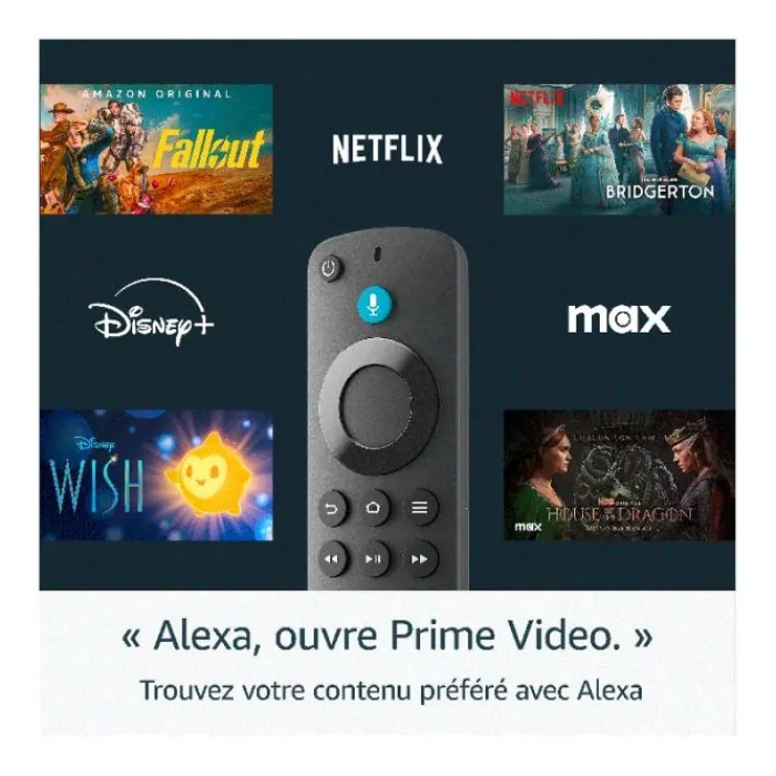 New Passerelle Multimédia FIRE STICK TV HD 2024 avec télécommande Passerelle Multimédia