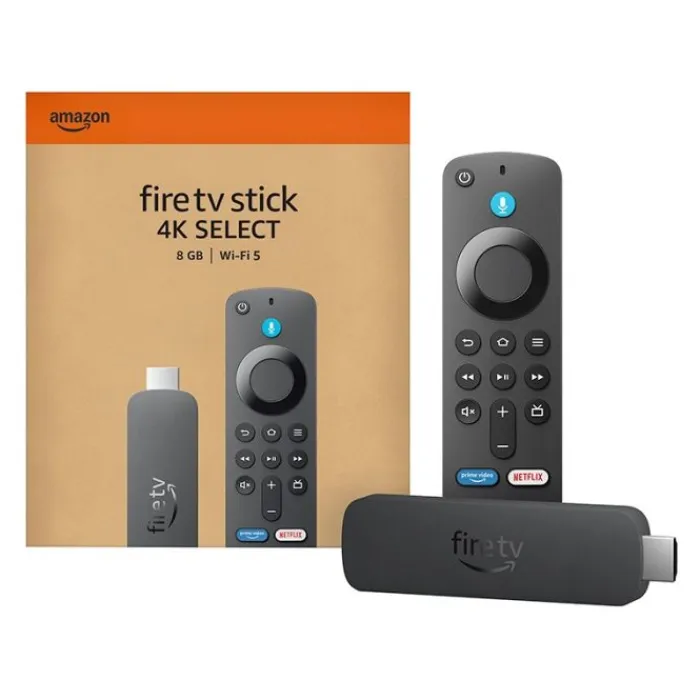 Hot Passerelle Multimédia FIRE STICK TV 4K SELECT 2025 avec télécommande Passerelle Multimédia