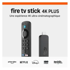 Online Passerelle Multimédia FIRE STICK TV 4K PLUS 2ème génération avec télécommande Passerelle Multimédia