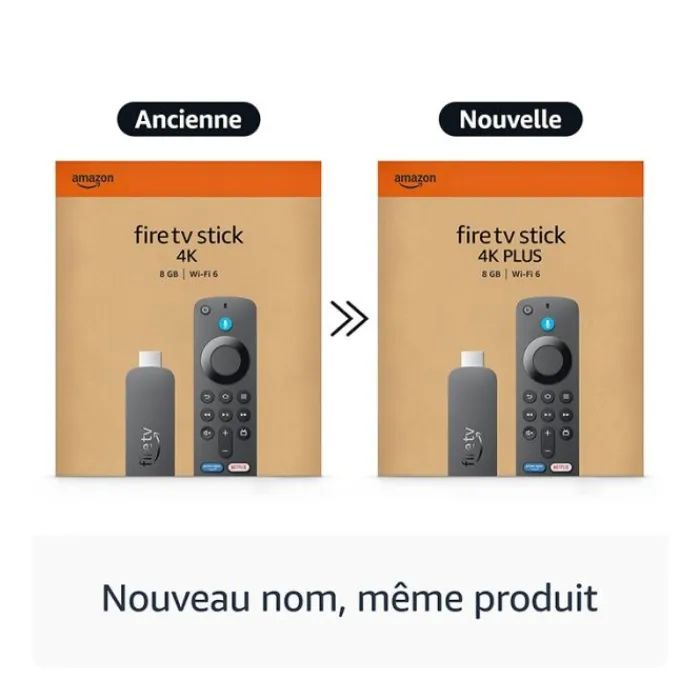 Online Passerelle Multimédia FIRE STICK TV 4K PLUS 2ème génération avec télécommande Passerelle Multimédia