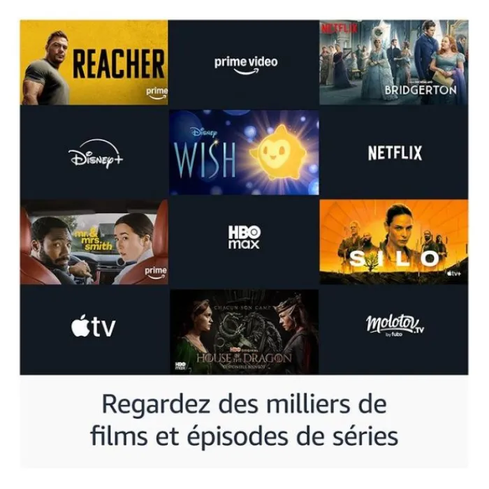 Online Passerelle Multimédia FIRE STICK TV 4K PLUS 2ème génération avec télécommande Passerelle Multimédia