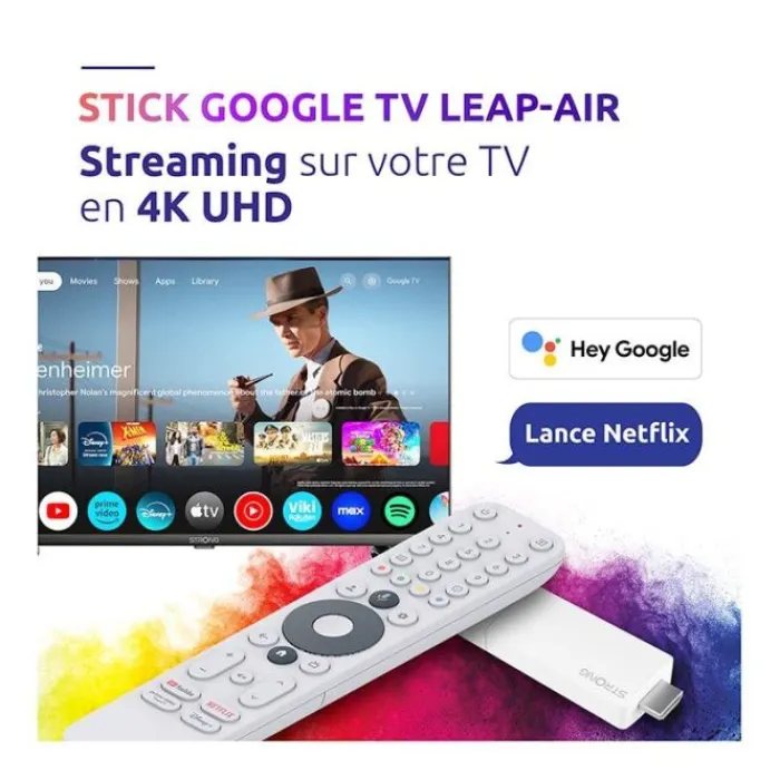 Best Passerelle Multimédia LEAP AIR Google TV stick 4K Passerelle Multimédia