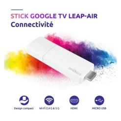 Best Passerelle Multimédia LEAP AIR Google TV stick 4K Passerelle Multimédia