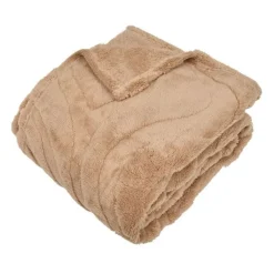 Online Plaid microfibre jacquard 130x170cm Mobilier, Décoration
