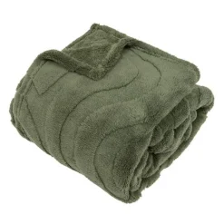 Online Plaid microfibre jacquard 130x170cm Mobilier, Décoration