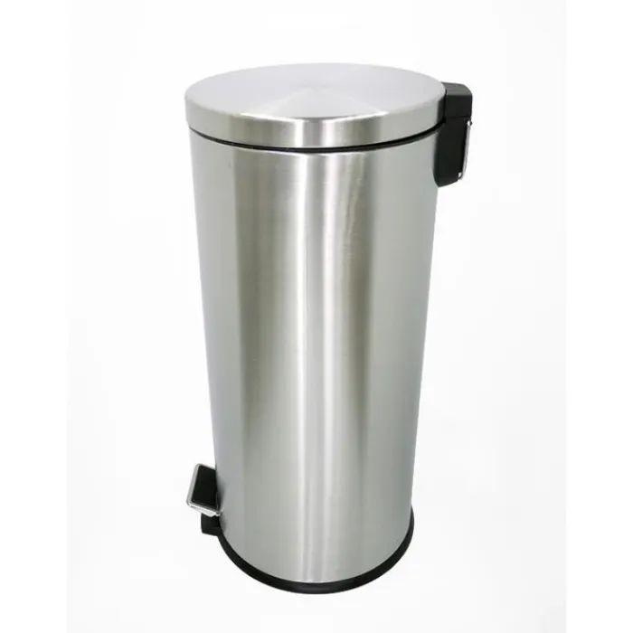 New Poubelle ELECTRO DÉPÔT en inox avec fermeture douce 30 L Poubelle