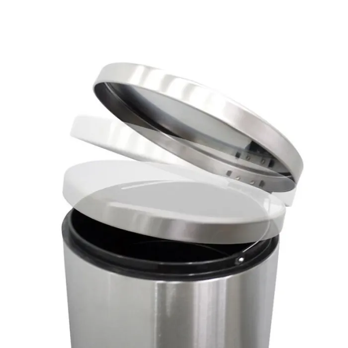 New Poubelle ELECTRO DÉPÔT en inox avec fermeture douce 30 L Poubelle